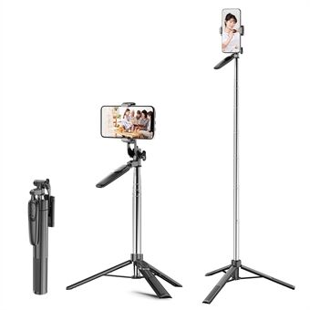 A36 1,6 m forlengbar Selfie Stick- Stand Anti- Shake kamera Gimbal Stabilizer Telefonklemmeholder med Bluetooth-fjernkontroll