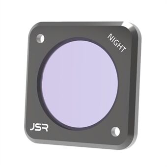 JUNESTAR JSR-1339-14 For DJI Action 2 NATT-filter Optisk glass mot lysforurensning Kameralinsefilter