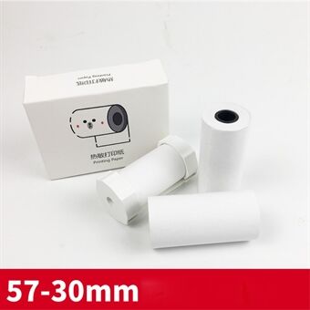 57mmx30mm rulle direkte termisk papir utskriftspapir for C3 Pro utskriftskamera