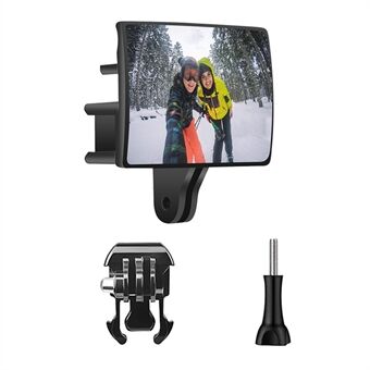 SHEINGKA FLW354 Selfie Vlog Mirror Vlogging Flip Screen Cold Shoe Mount for Go Pro Hero Action Camera