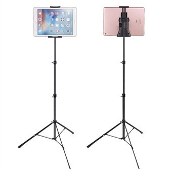 Mobiltelefon Live Holder Stativ Selfie Stick Stand for 4-12 tommer smarttelefon / nettbrett / iPad