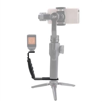 LDX håndholdt Gimbal forlengende ekstern L-brakettholder for DJI OSMO Mobile 2 / Zhiyun Smooth 4