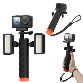 FLW006 Kald skosnitt flytende håndgrep dykke oppdriftsstav for Gopro / DJI Action / Insta360 Sportskamera