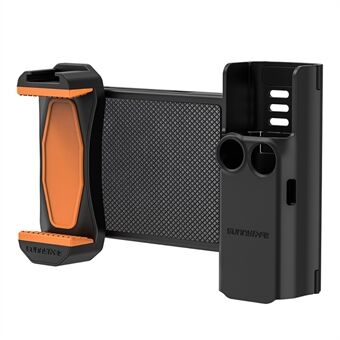 SUNNYLIFE OP3-AD744 for DJI Osmo Pocket 3 Utvidet mobilholder med oppbevaringsveske, Utvidelseshåndtak for actionkamera med 1/4-tommers skrue