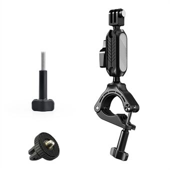 JUNNX JX-GP-10-A Sykkelstyrekamerafeste med adapter for GoPro Hero 11 10 9, DJI, 360 graders rotasjon sykkelkameraholder.