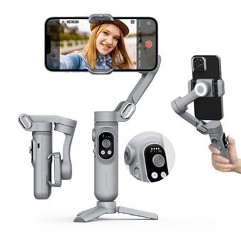 AOCHUAN Smart X 3-akset smarttelefonstabilisator Håndholdt Gimbal-stabilisator Bærbar stativtelefonholder for fotografering