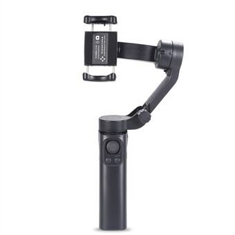 F5plus treakset gimbalstabilisator Anti- Shake sammenleggbar telefongimbal for videoopptak Vlog (uten app)