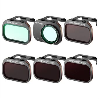 K&F CONCEPT SKU.1904 ND / UV / CPL Filtersett for DJI Mavic Mini / Mini2 / Mini SE / Mini 2 SE Drone Oljeavvisende AGC Optisk Glassfilter