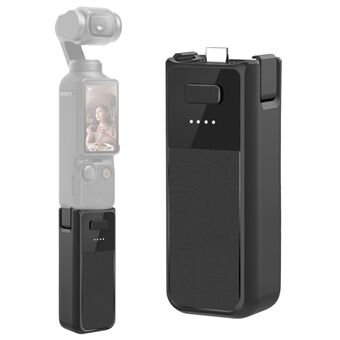 For DJI Osmo Pocket 3 Håndholdt Kamera 2800mAh Batteripakke Eksternt Grepstøtte