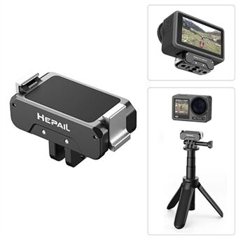 HEPAIL AC-17 For DJI Osmo Action 4 / Action 3 Sports Camera Magnetisk Hurtigutløser Base