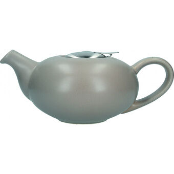 Teapot Pebble 900 ml keramikk / rustfritt stål beige