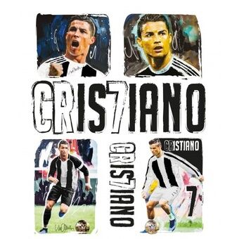 Wallstickers Cristiano Ronaldo 6 stk