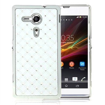 Bling Bling M Chrome sider Xperia SP (hvit)