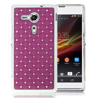 Bling Bling M Chrome Sides Xperia SP (lilla)